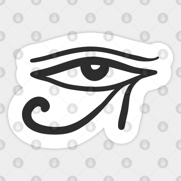 Egyptian eye Sticker by MinimalLineARt